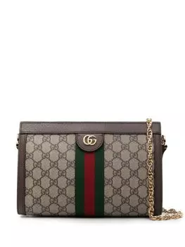 Gucci маленькая сумка на плечо Ophidia, нейтральный цвет