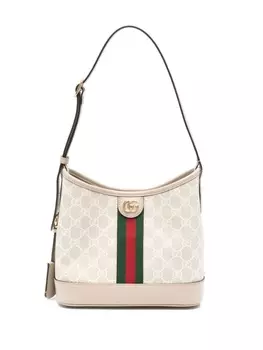 Gucci маленькая сумка на плечо Ophidia GG, нейтральный цвет