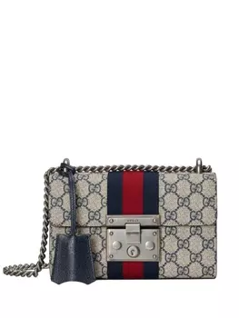 Gucci маленькая сумка на плечо Padlock, синий