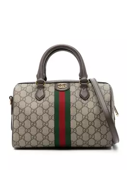 Gucci маленькая сумка Ophidia с верхней ручкой, нейтральный цвет