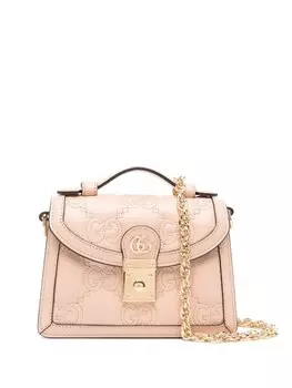 Gucci маленькая сумка-тоут GG Matelass, розовый