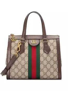 Gucci маленькая сумка-тоут Ophidia, нейтральный цвет