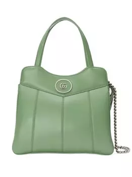 Gucci маленькая сумка-тоут Petite GG, зеленый
