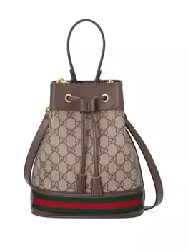 Gucci маленькая сумка-ведро Ophidia, нейтральный цвет
