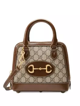 Gucci мини-сумка 1955 Horsebit, коричневый