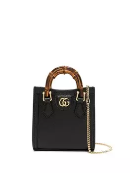 Gucci мини-сумка Diana, черный