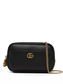 Gucci мини-сумка Double G Super, черный