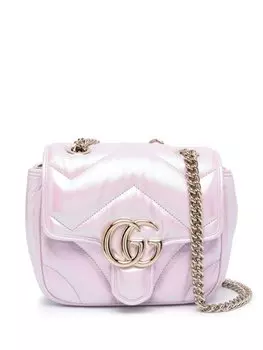 Gucci мини-сумка GG Marmont, розовый
