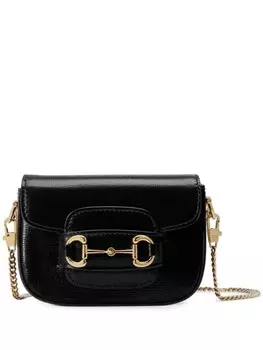 Gucci мини-сумка Gucci Horsebit 1955, черный