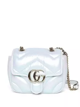 Gucci мини-сумка на плечо GG Marmont, синий