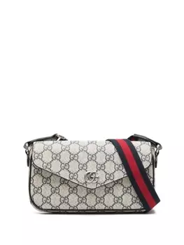 Gucci мини-сумка на плечо Ophidia, нейтральный цвет