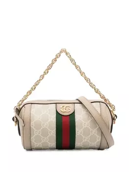 Gucci мини-сумка на плечо Ophidia, нейтральный цвет