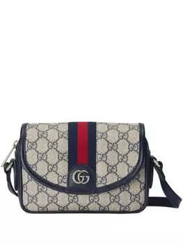 Gucci мини-сумка на плечо Ophidia, синий