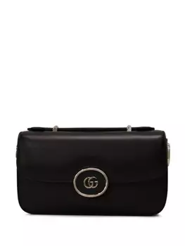 Gucci мини-сумка на плечо Petite GG, черный