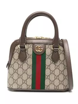Gucci мини-сумка Ophidia, нейтральный цвет