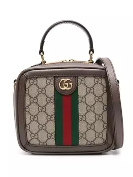 Gucci мини-сумка Ophidia, нейтральный цвет