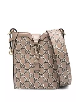 Gucci мини-сумка-ведро GG, нейтральный цвет