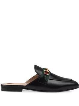 Gucci мюли Princetown, черный