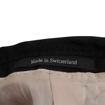 Gucci Мужская деловая куртка из шерсти/мохера с 2 пуговицами и 1 вентилем, черный