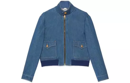 Мужская джинсовая куртка Gucci, синий