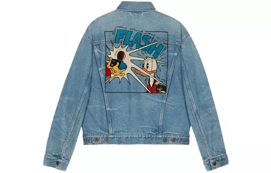 Мужская джинсовая куртка Gucci, голубой