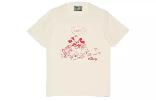 Футболка мужская Disney x Gucci, бежевый