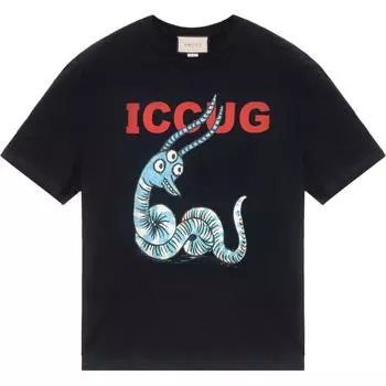 GUCCI Мужская футболка, цвет Black