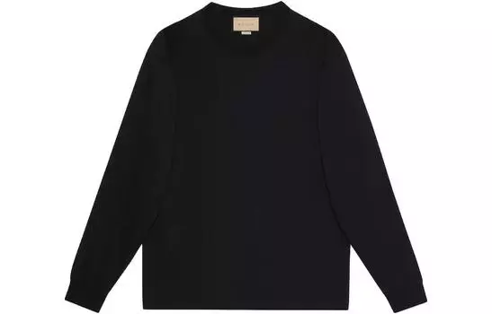 Футболка Gucci Men с длинными рукавами, черный