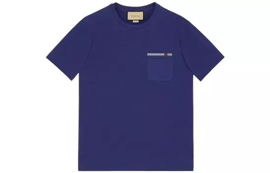GUCCI Мужская футболка, цвет Blue