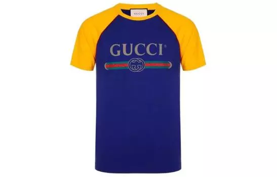 Мужская футболка Gucci, синий