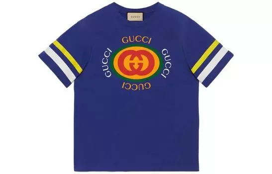 Мужская футболка Gucci, синий