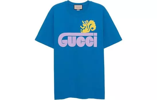 Мужская футболка Gucci, синий
