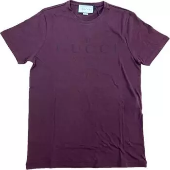 GUCCI Мужская футболка, цвет Burgundy