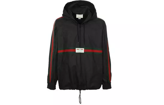 Куртка мужская Gucci, черный / красный / зеленый