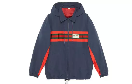 Мужская куртка Gucci, синий/красный