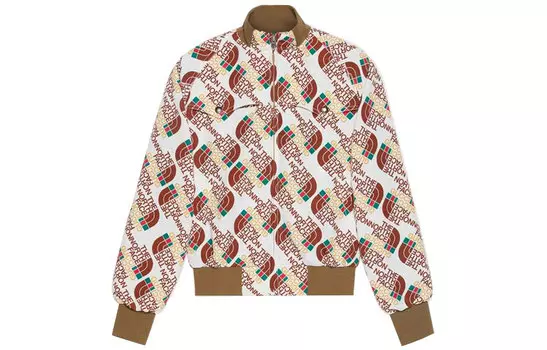 Куртка мужская Gucci x The North Face, белый / коричневый