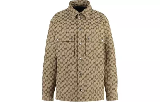 Куртка мужская Gucci с внешними карманами, коричневый