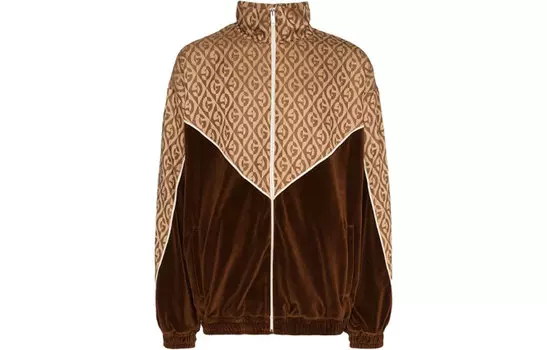 Куртка мужская Gucci, бежевый / бордовый