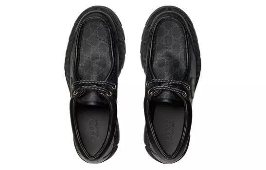 Ботинки мужские Gucci Lace Up, черный