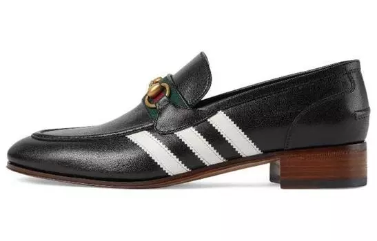 Лоферы мужские Gucci x Adidas, черный