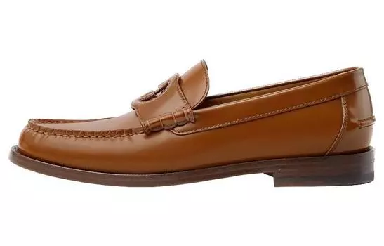 Туфли мужские Gucci Interlocking, коричневый