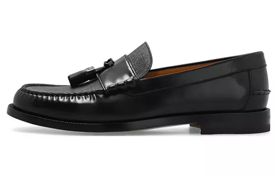 Ботинки GUCCI Tassel-detail GG Canvas Loafers