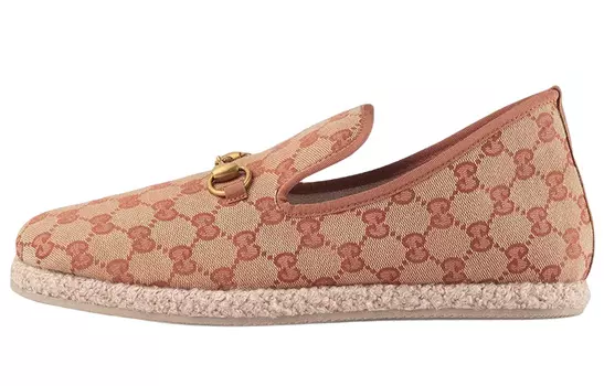 Ботинки GUCCI GG Jacquard Wool Loafers