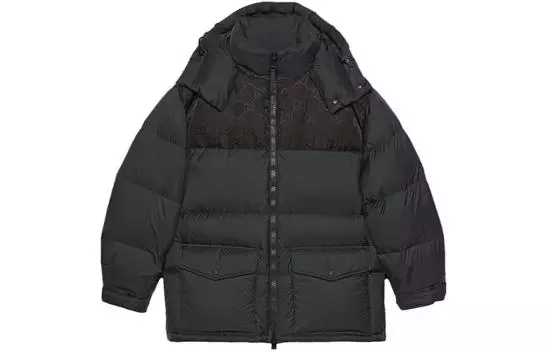 Куртка мужская Gucci Zip-Up Puffer, черный