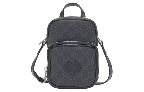 GUCCI Мужская сумка через плечо GG Retro Series, черная
