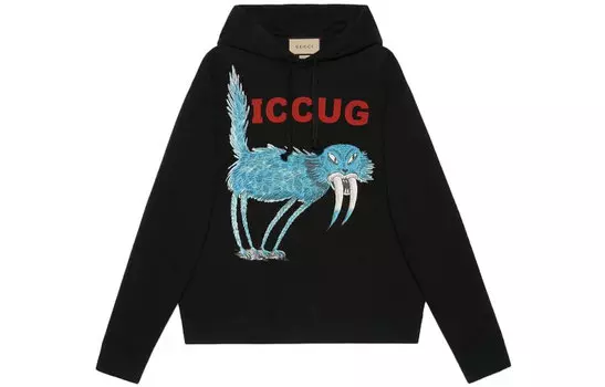 GUCCI Мужская толстовка, Черный