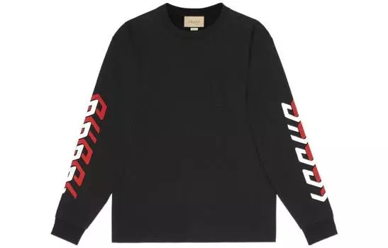 Толстовка мужская Gucci, черный / белый / красный