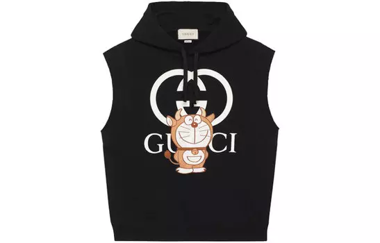 Толстовка мужская Doraemon x Gucci, черный