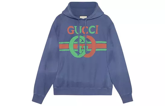 GUCCI Мужская толстовка, цвет Blue