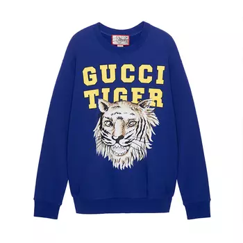 GUCCI Мужская толстовка, цвет Blue